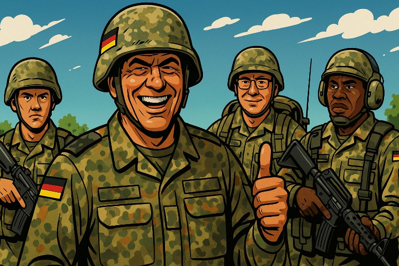 „Make Bundeswehr Great Again!“ – Wie Deutschland jetzt richtig aufrüstet, weil Russland böse guckt