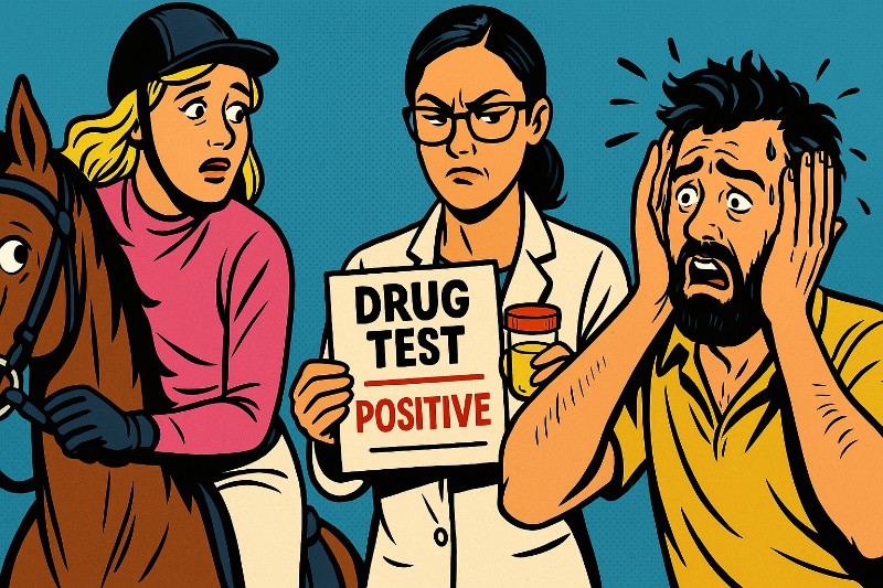 Sex, Drugs und Springreiten – Wenn das Bett zur Dopingfalle wird!