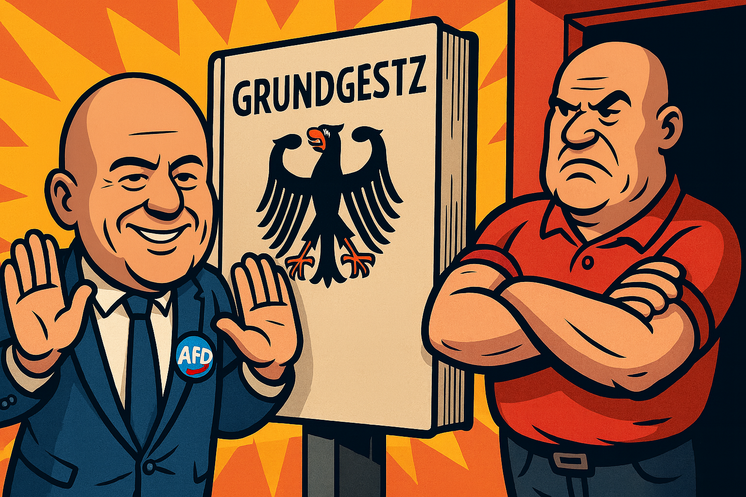 Ludwigshafen – AfD-Kandidat von der Wahlzettel-Bühne ge-bodycheckt