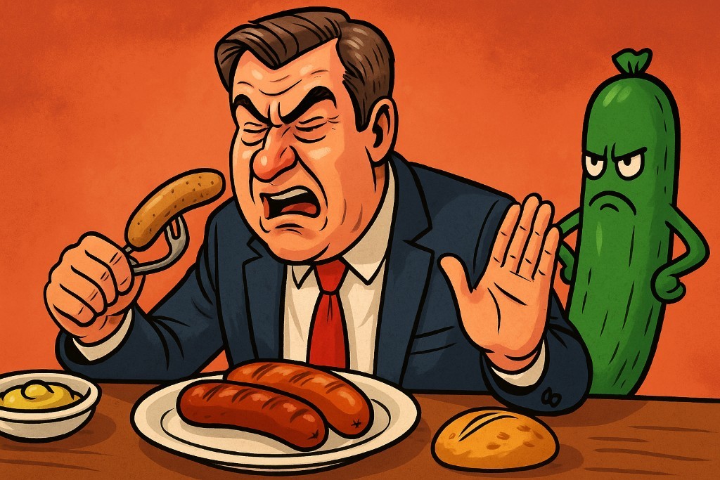 Wurstgate in Bayern – Wenn Söder vegane Bratwurst für Staatsgefährdung hält