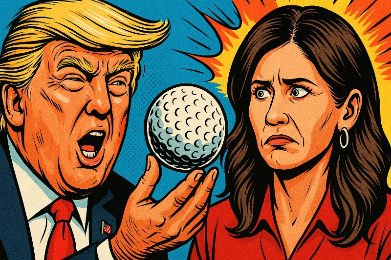Vom Tee aufs Tee – Wie Donald Trump Politik und Golf verwechselte