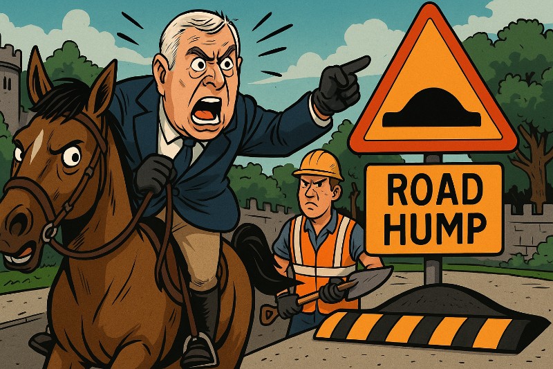 Royal Road Rage – Prinz Andrew und die Bodenschwellen des Untergangs