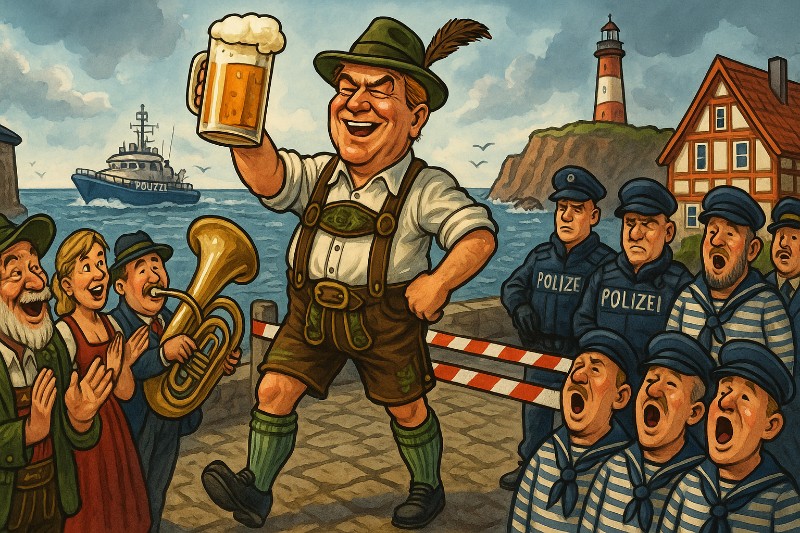 Söder will Helgoland – das Oktoberfest auf hoher See