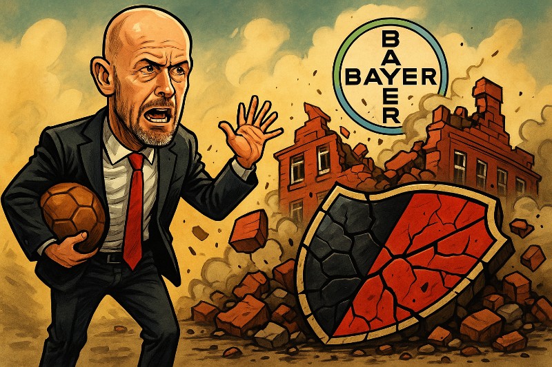 Bayer Leverkusen und die Kunst des Schnellfeuers – Wie man in zwei Spielen alles gegen die Wand fährt