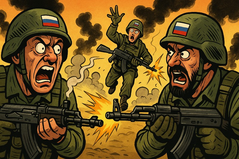 Russische Selbstzerstörung in Cherson – Wenn Putin-Armee Armee spielt