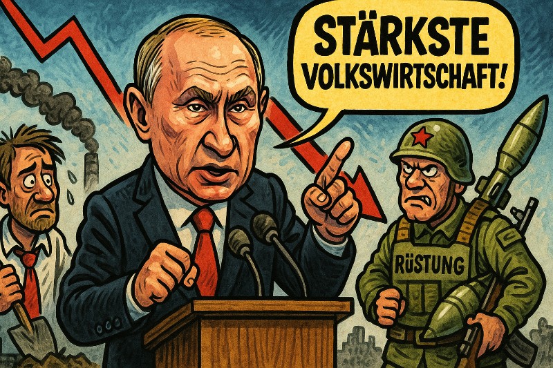 Putins Wunderwirtschaft – von der viertstärksten Volkswirtschaft zur viertgrößten Lachnummer