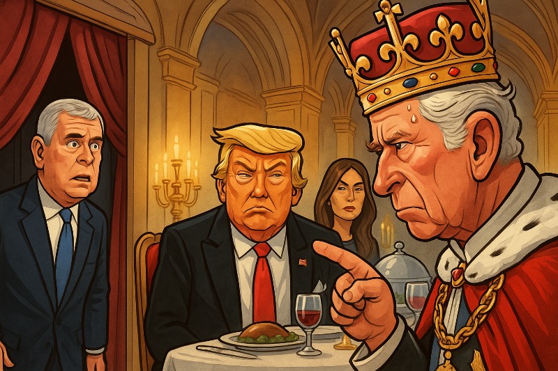 Der royale Notausstieg – Charles, Andrew und das Trump-Bankett der Schande