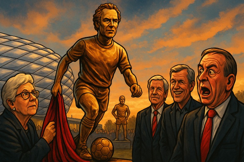 Kaiser in Bronze – wenn Bayern München den Olympos nach Giesing verlegt