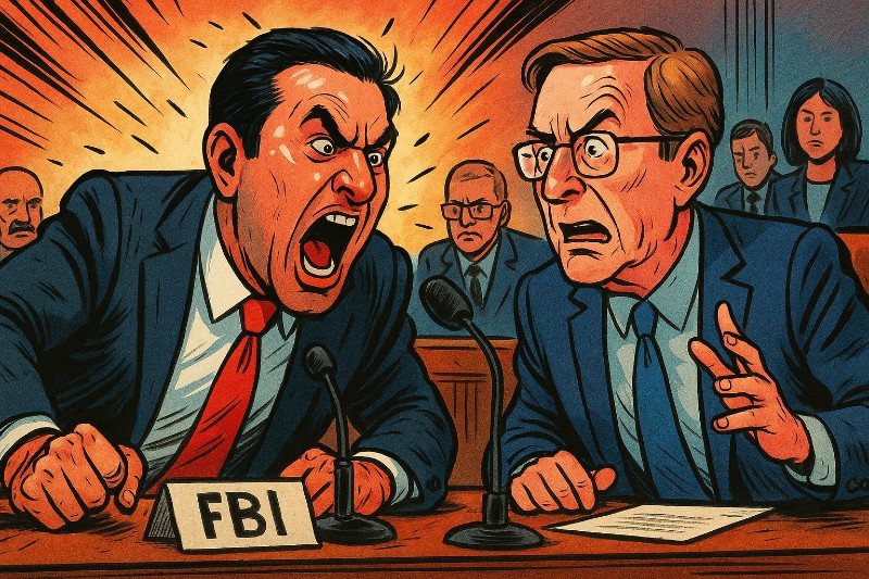 Wenn das FBI zum Wrestling-Ring wird – Kash Patel gegen Adam Schiff