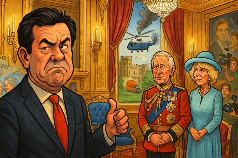 Von Windsor bis Wackelhubschrauber – Trump in Großbritannien