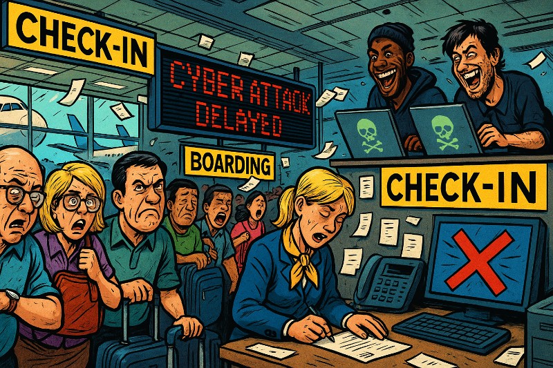 Cyber-Angriff auf BER – Warten, bis der Laptop glüht
