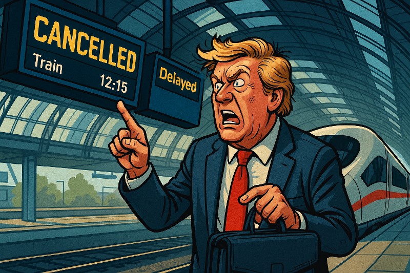 Die Deutsche Bahn – Weltmeister im Pünktlichkeits-Tricksen, aber nur in der eigenen Parallel-Realität