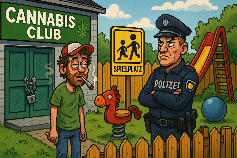 Deutschland misst mit der Cannabis-Schieblehre – und zieht Spielplätze wie Trump-Türme aus dem Boden