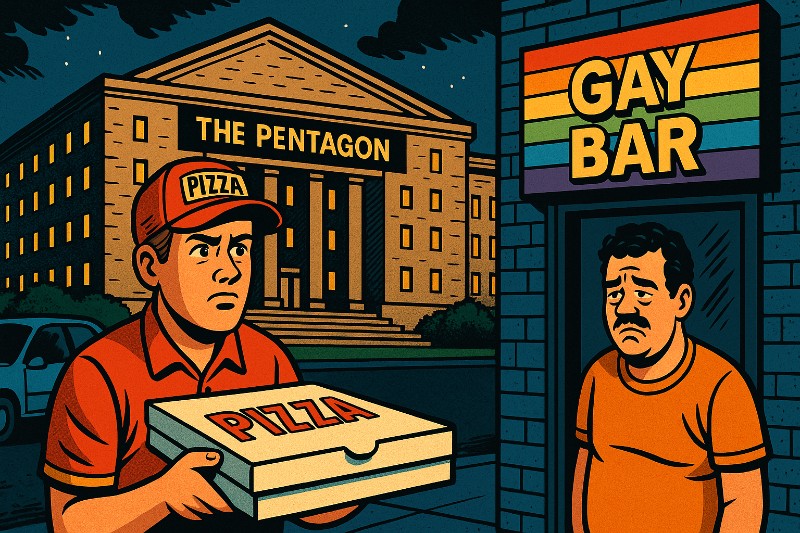 PIZZA, PENTAGON & PERSERPRÜGEL – WENN DIE MARGHERITA DEN KRIEG ANKÜNDIGT