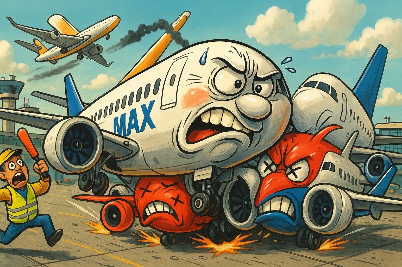 Der Parkplatz des Grauens – Wenn Boeings Rückfahrkamera versagt