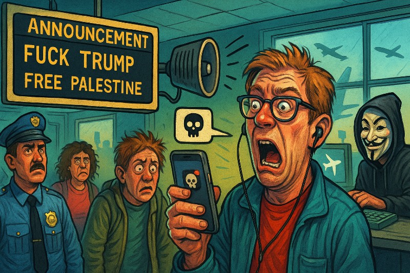 Die Flughäfen rufen – und sie sagen Fuck Trump