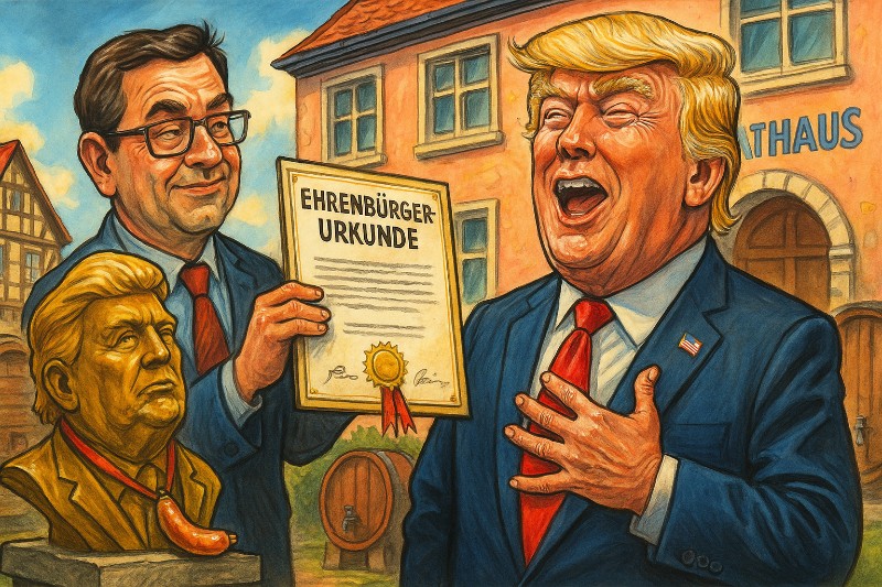 Make Dürkheim Great Again – oder wie man mit einer Ehrenbürgerurkunde Weltgeschichte schreibt