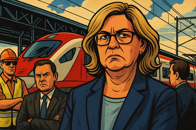 Bahn frei für den Linksverkehr – Die Deutsche Bahn dreht sich jetzt auf links (und wahrscheinlich im Kreis)