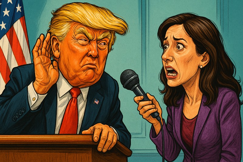 Make Accent Great Again!“ – Trump gegen den französischen Klangterror im Weißen Haus