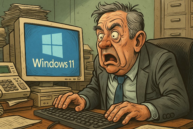 „Windows 11? Wir sind noch beim Faxgerät!“ – Die Bundesverwaltung installiert erst mal Kaffee