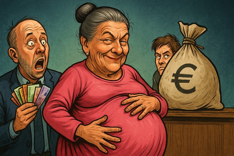 Die schwangerste Lüge Deutschlands – Wie eine 67-Jährige mit Zwillingen aus der Fantasie 20.000 Euro gebar