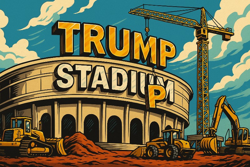 Das Trump-Stadion: Wo Größenwahn auf Kunstrasen trifft