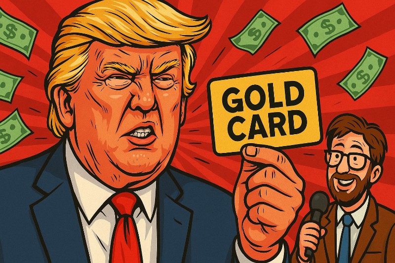Trumps „Gold Card“ – Der amerikanische Traum, jetzt auch im Abo!