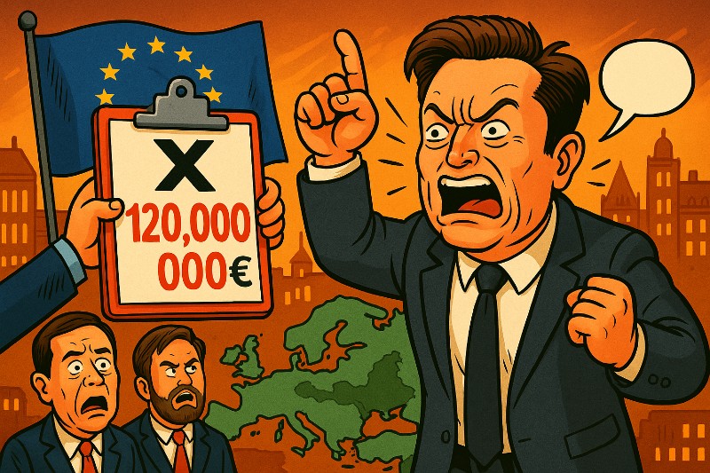 Elon Musk vs. EU – Der Milliardär, der für 120 Millionen Euro gleich ganz Europa abschaffen will