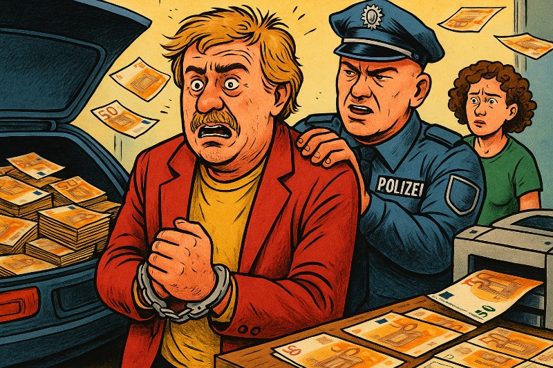Der selbsternannte Marktführer des Monopoly-Gelds – jetzt im Sonderangebot hinter Gittern!