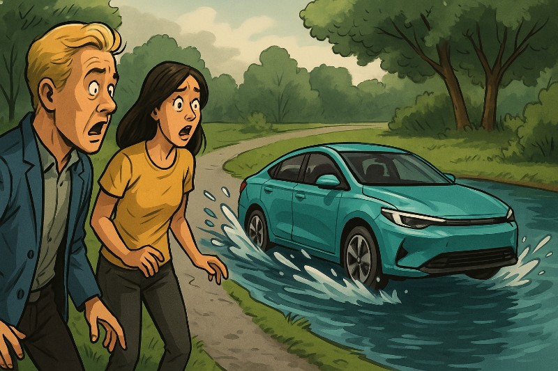 Wenn Autos einparken wollen – aber plötzlich glauben, sie seien olympische Wasserspringer