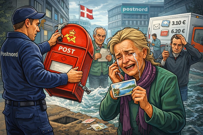 Abschied vom Briefkasten: Wie Dänemark den Umschlag beerdigt und die Briefmarke arbeitslos macht