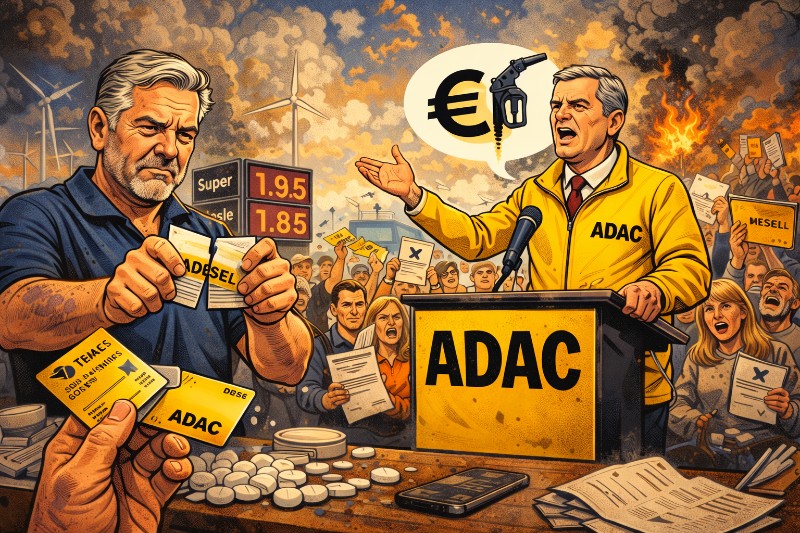 Der ADAC und der große Benzin-Bumerang: Wie ein Automobilclub beschloss, Autofahren zu bestrafen – und seine Mitglieder auf Wanderschaft schickte