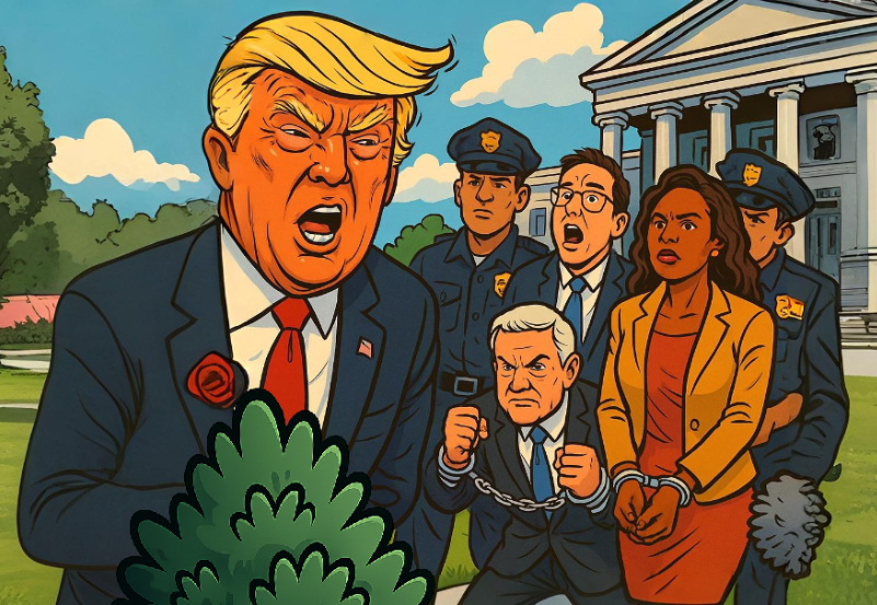 Festgenommen? Glückwunsch! – Wie Donald Trump den Demokraten unbeabsichtigt die Wahlkampfbühne schenkt