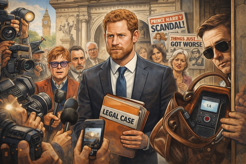 Harry gegen die Schlagzeile