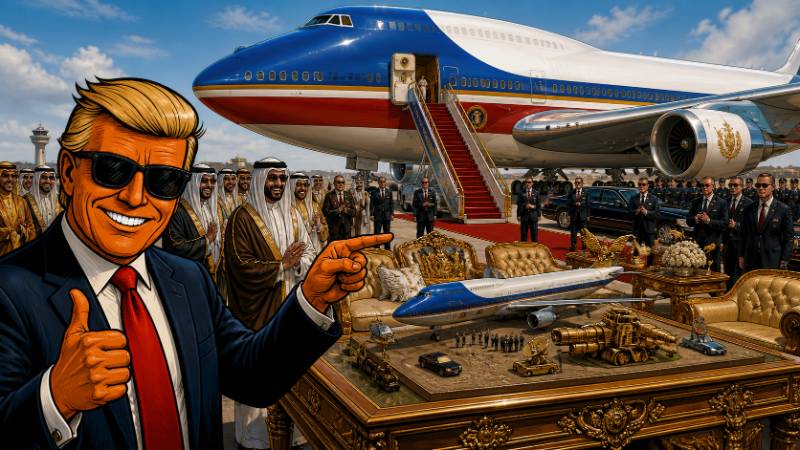 Grafik: Luxusjet aus Katar wird neue Air Force One