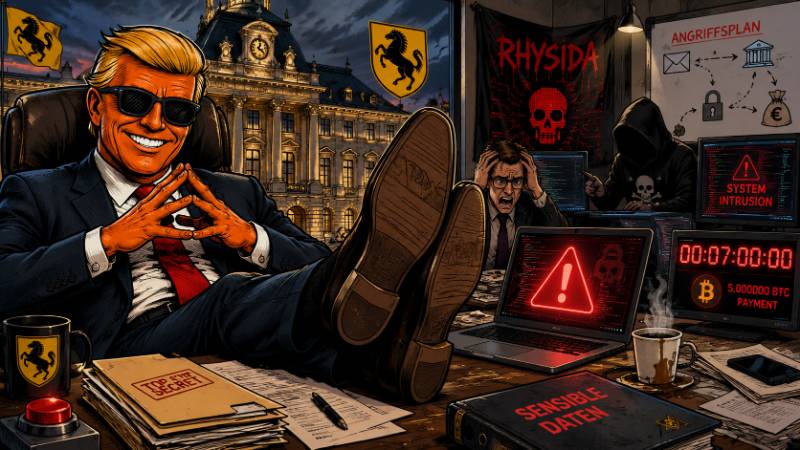 Grafik: Deutschlands Behörden im absoluten Cyber-Chaos