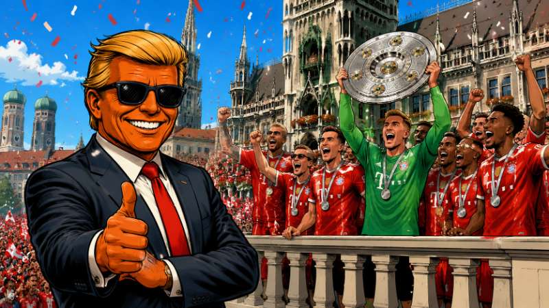 Grafik: Bayerns Meisterparty endet im Vollchaos