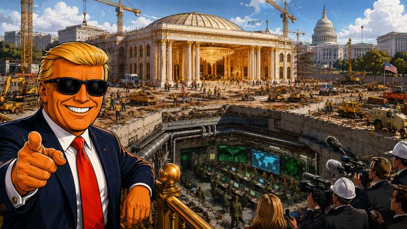 Grafik: Trump präsentiert Amerikas luxuriösesten Bunker