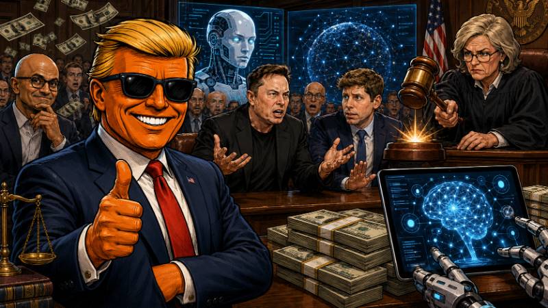 Grafik: Der gigantische KI-Krieg Musk gegen Altman