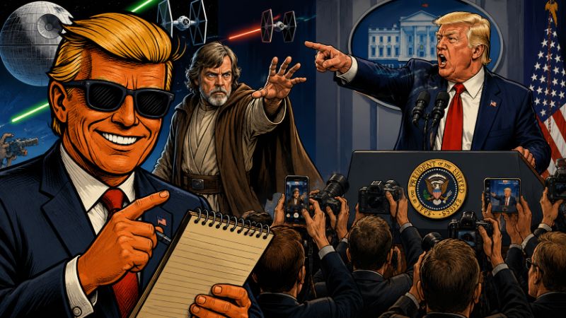 Galaktischster Kulturkrieg: Luke Skywalker gegen Darth Donald