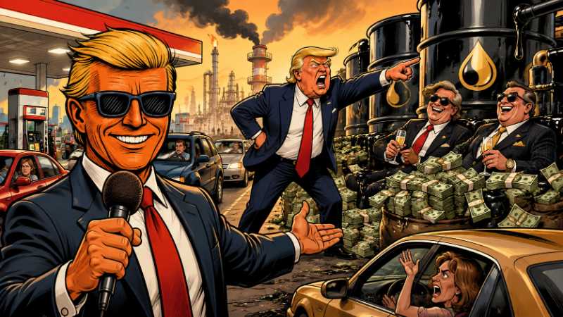 Grafik: Erst Krieg, dann Tankrabatt: Trumps Öl-Bumerang