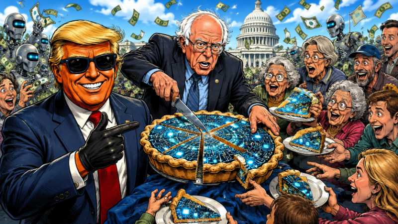 Grafik: Die große KI-Enteignung nach Bernie Sanders