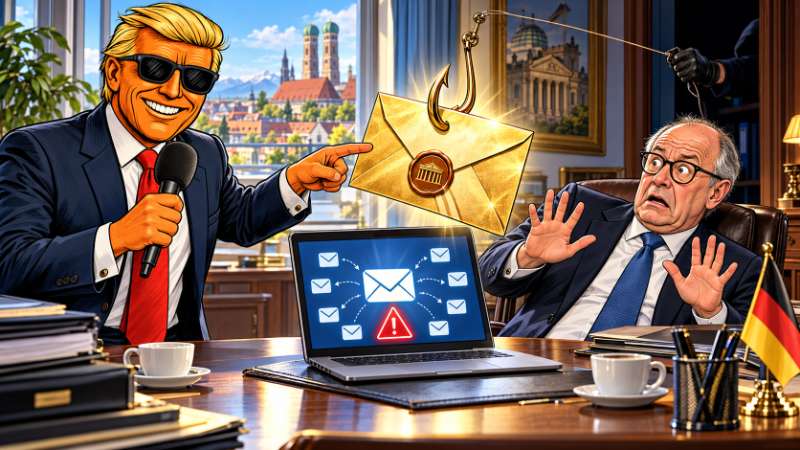 Grafik: Der Phishing-Köder trägt Parteibuch