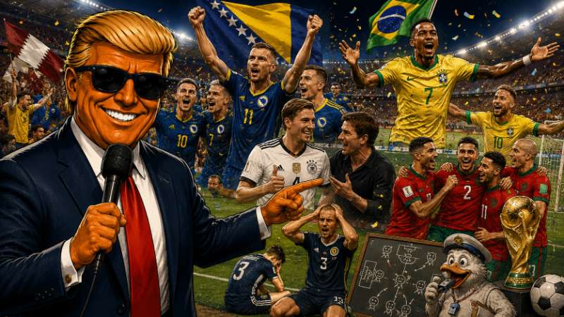 Grafik: Bosnien jubelt – Die WM dreht komplett durch