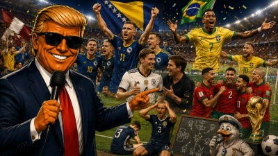 WM-Wahnsinn: Bosnien schreibt Geschichte, Brasilien tanzt