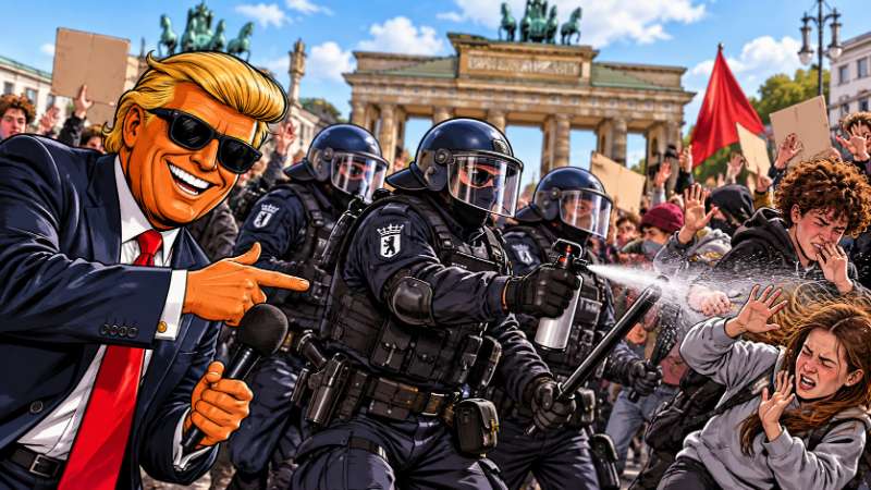 Grafik: Ronald Tramp und Berlins neuer „Clan“-Alarm