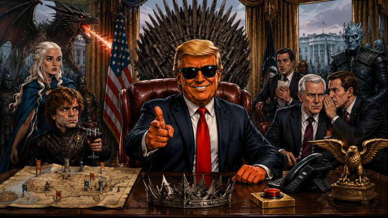 Grafik: Game of Trumps - Der Eiserne Thron von Washington