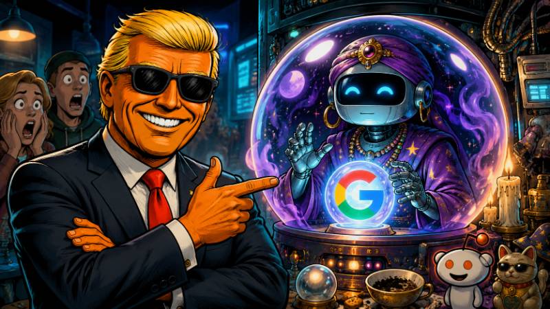 Grafik: Google KI-Orakel: Antworten aus dem Universum