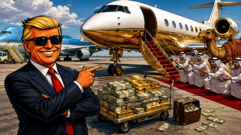 Grafik: Der Luxusjet des Misstrauens
