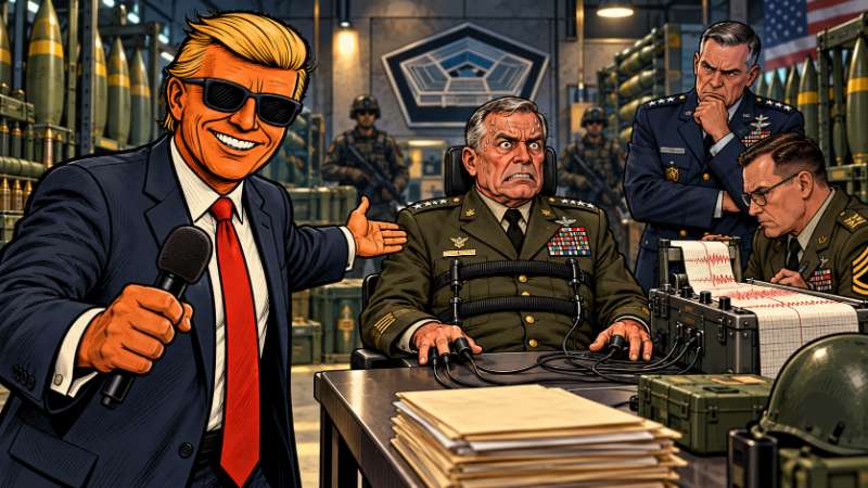 Grafik: Pentagon am Lügendetektor - Die Wahrheit unter Strom